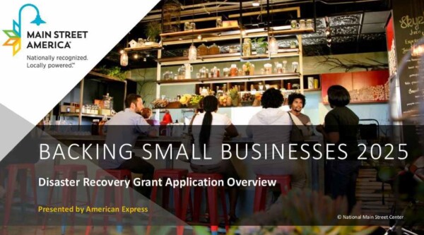 Backing Small Businesses Disaster Recovery Grant Application Overview