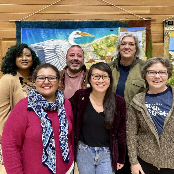 Clockwise from left: Chandra Teddleton, Jonathan Stone, Lisa Mullins Thompson, Amy Miller, Joi Cuartero Austin, Marcela Uribe