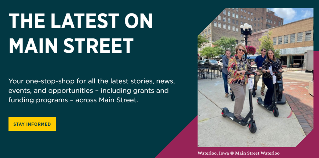 A screenshot of MSA's website showing the landing page for the blog