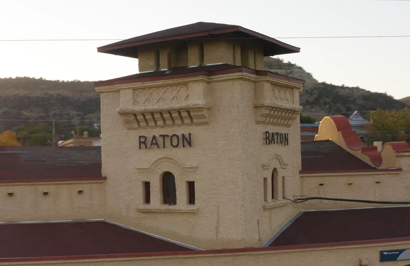 Photo of Raton, New Mexico train station.